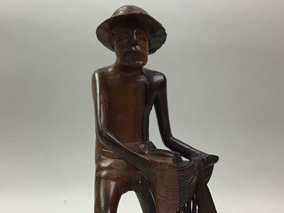 Lot 688 - GROUP OF WOOD CARVINGS