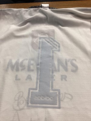 Lot 1534 - ANDY GORAM OF RANGERS F.C., HIS MATCH WORN GOALKEEPER JERSEY