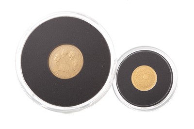 Lot 116 - TWO GOLD COMMEMORATIVE COINS