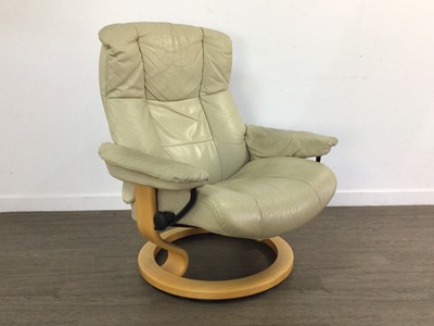 Lot 665 - NORWEGIAN SWIVEL ARMCHAIR