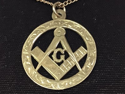 Lot 743 - MASONIC PENDANT