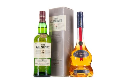 Lot 295 - GLENLIVET 12 YEAR OLD AND SPEYSIDE 8 YEAR OLD