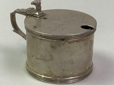 Lot 167 - SILVER MUSTARD POT