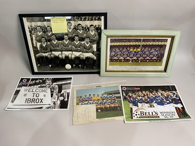 Lot 55A - RANGERS F.C., COLLECTION OF ITEMS