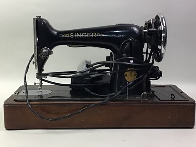 Lot 83 - TWO SINGER SEWING MACHINES