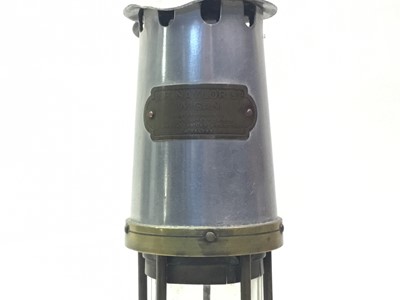 Lot 77 - MINER'S SAFETY LAMP