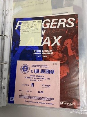 Lot 1560 - RANGERS F.C., COLLECTION OF PROGRAMMES