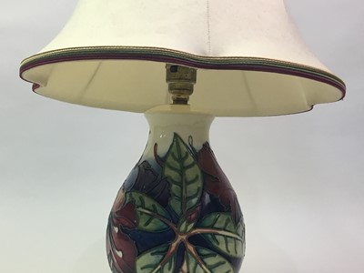 Lot 79 - MOORCROFT TABLE LAMP