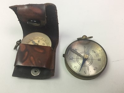 Lot 85 - TWO POCKET COMPASSES