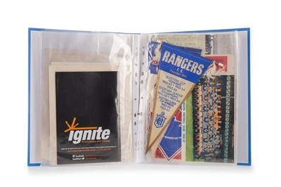 Lot 1562 - RANGERS F.C., COLLECTION OF PROGRAMMES AND OTHER ITEMS