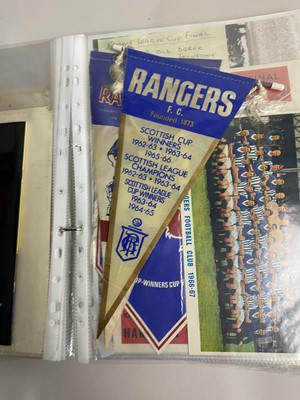 Lot 1562 - RANGERS F.C., COLLECTION OF PROGRAMMES AND OTHER ITEMS