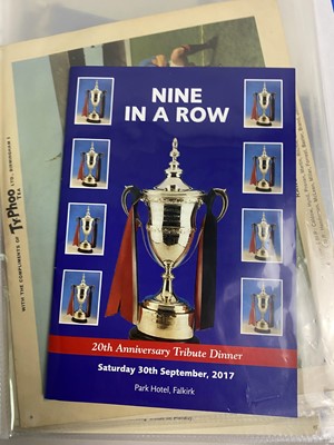 Lot 1562 - RANGERS F.C., COLLECTION OF PROGRAMMES AND OTHER ITEMS