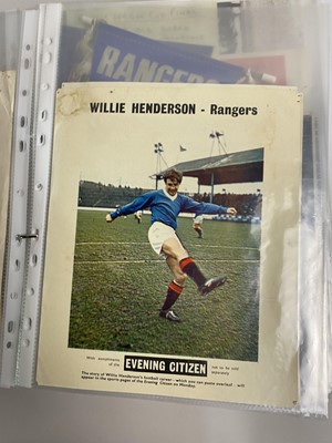 Lot 1562 - RANGERS F.C., COLLECTION OF PROGRAMMES AND OTHER ITEMS