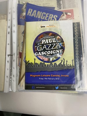 Lot 1562 - RANGERS F.C., COLLECTION OF PROGRAMMES AND OTHER ITEMS