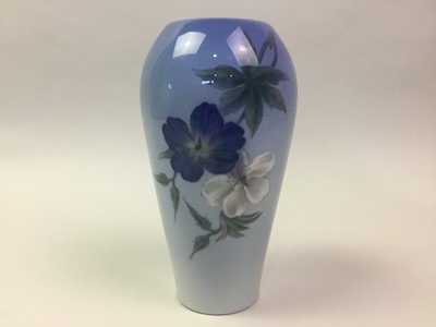 Lot 108 - TWO ROYAL COPENHAGEN VASES