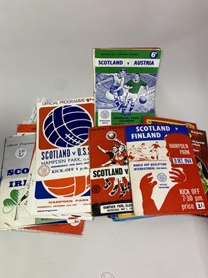 Lot 1565 - SCOTLAND INTERNATIONAL, COLLECTION OF PROGRAMMES