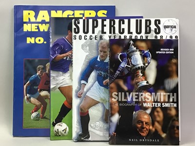 Lot 61 - COLLECTION OF RANGERS BOOKS AND DVDS