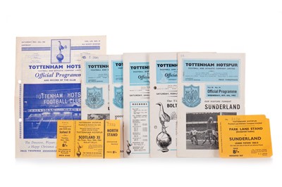 Lot 1567 - JOHN WHITE FUND, TOTTENHAM HOTSPUR VS SCOTLAND XI TICKET