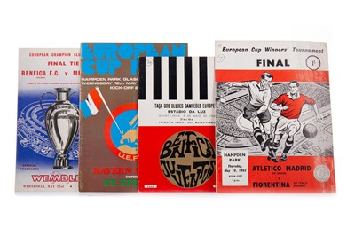 Lot 330A - FOUR EUROPEAN FINAL PROGRAMMES