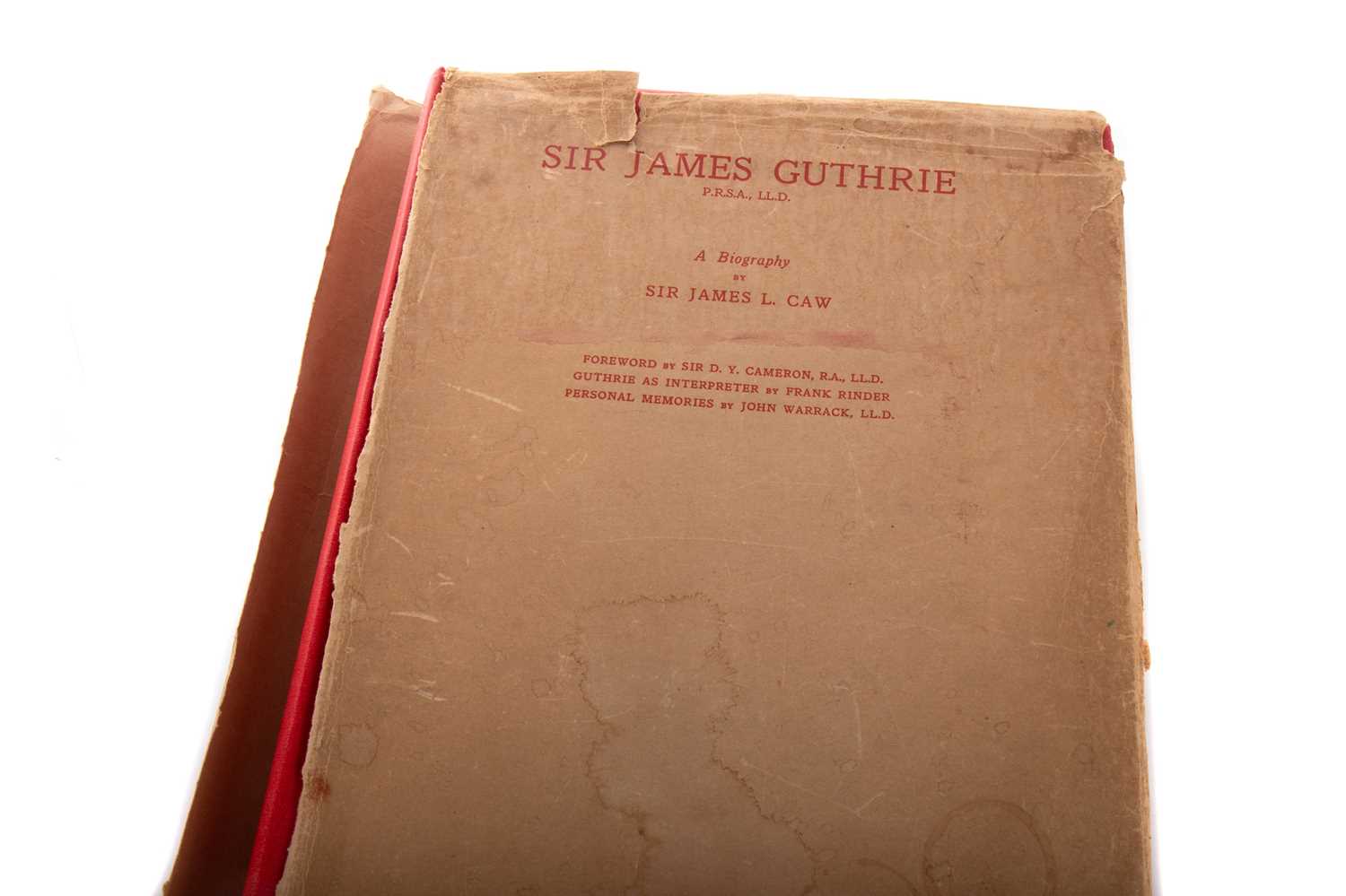 Lot 871 - SIR JAMES GUTHRIE, BIOGRAPHY