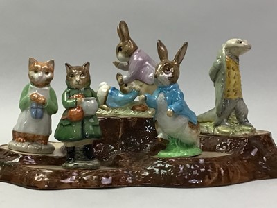 Lot 119 - GROUP OF BEATRIX POTTER FIGURES