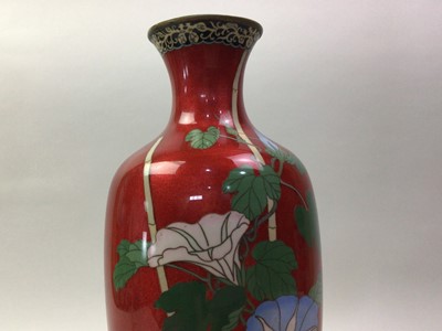 Lot 3 - CHINESE CLOISONNE VASE