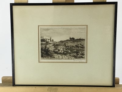 Lot 301 - TWO ETCHINGS BY M.M. TAYLOR