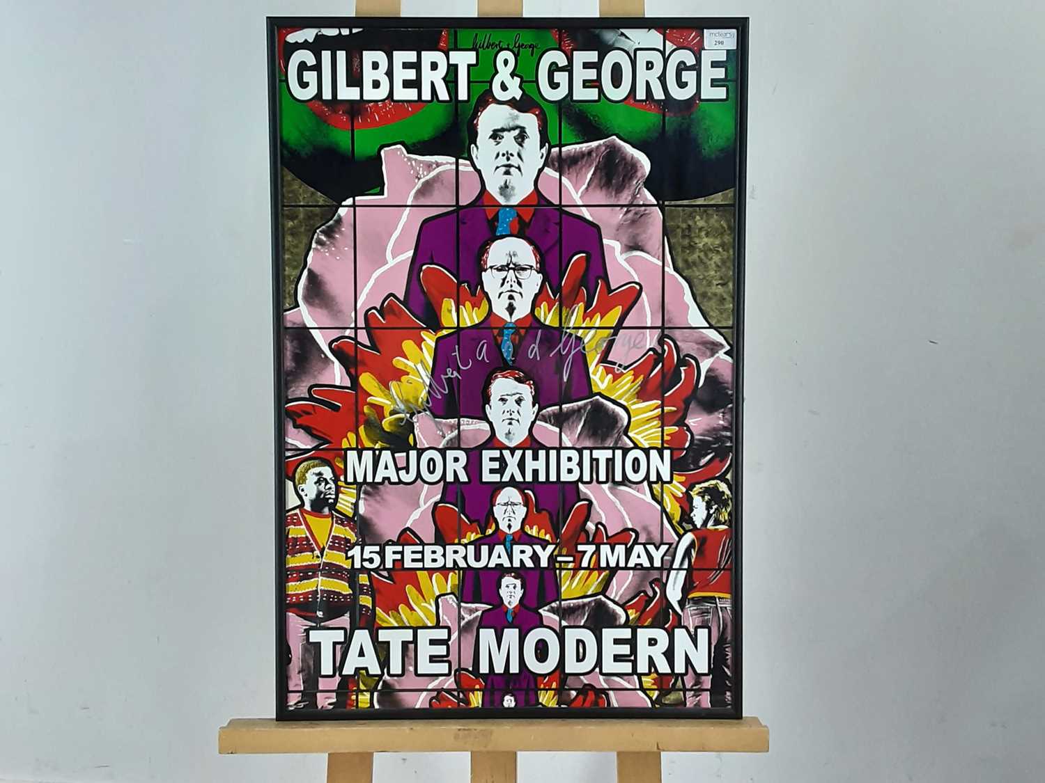 Lot 290 - GILBERT & GEORGE, SIGNED TATE MODERN EXHIBITION POSTER