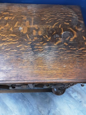 Lot 156 - OAK REPRODUCTION SIDEBOARD