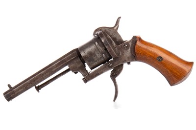 Lot 76 - CONTINENTAL SIX-SHOT LEFAUCHEUX-TYPE PINFIRE REVOLVER