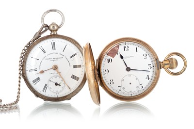 Lot 76 - GOLD PLATED POCKET WATCH