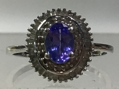 Lot 50A - EIGHT TANZANITE RINGS