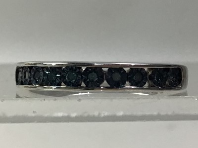 Lot 370 - TREATED BLUE DIAMOND BAND