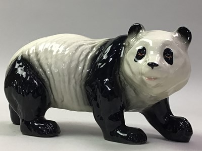 Lot 354 - GROUP OF PANDA AND DOG MODELS