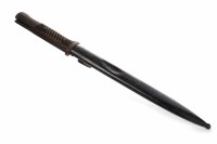 Lot 929 - GERMAN WWII K98 MAUSER BAYONET the scabbard...