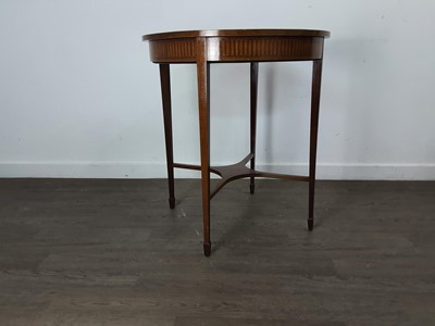 Lot 456 - EDWARDIAN INLAID MAHOGANY OCCASIONAL TABLE