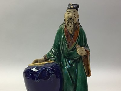 Lot 483 - COLLECTION OF CHINESE SANCAI STYLE FIGURES