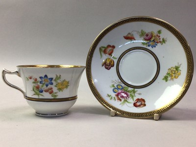 Lot 488 - DIAMOND CHINA TEA SERVICE