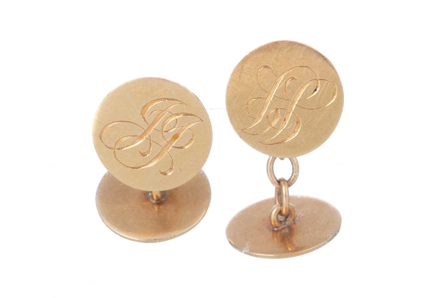 Lot 1184 - PAIR OF CUFFLINKS