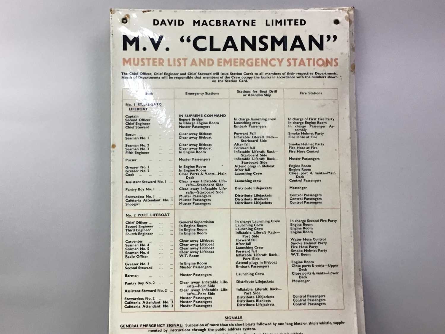 Lot 511 - DAVID MACBRAYNE LTD: M.B. 'CLANSMAN'