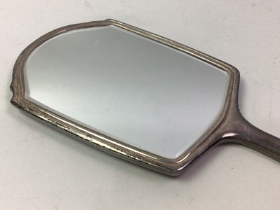 Lot 514 - ART DECO SILVER HANDMIRROR