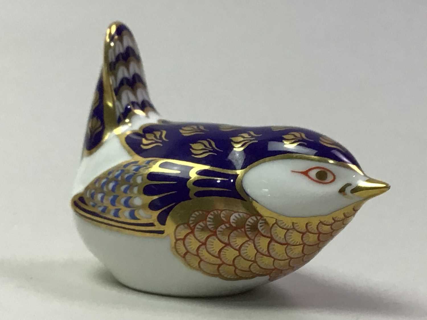 Lot 544 GROUP OF FOUR ROYAL CROWN DERBY PAPERWEIGHTS,