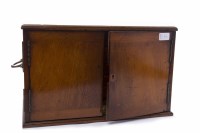 Lot 972 - EARLY 20TH CENTURY MAHOGANY COIN CABINET with...