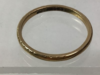 Lot 559 - TWO WEDDING RINGS