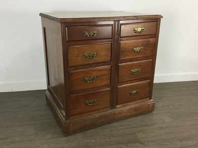 Lot 579 - VICTORIAN WALNUT CHEST OF DRAWERS