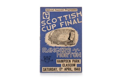 Lot 1577 - RANGERS F.C. VS. GREENOCK MORTON F.C., SCOTTISH CUP FINAL PROGRAMME