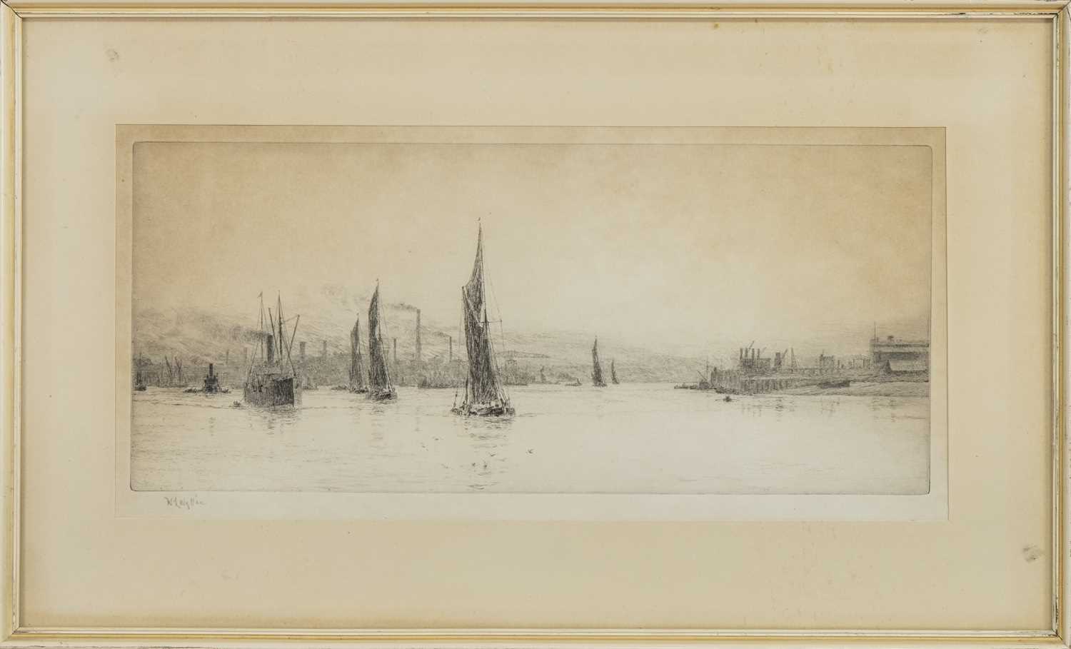 Lot 405 - WILLIAM LIONEL WYLLIE RA RE (BRITISH 1851 - 1931)