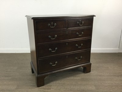 Lot 694 - GEORGE III MAHOGANY CHEST