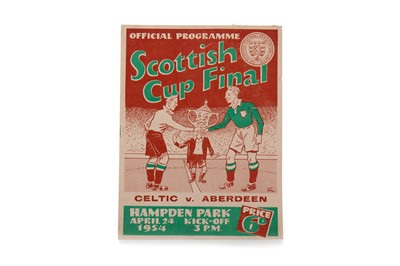 Lot 1583 - CELTIC F.C. VS. ABERDEEN F.C., SCOTTISH CUP FINAL PROGRAMME