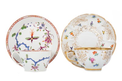 Lot 692 - MEISSEN, CABINET CUP AND SAUCER